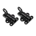 thumbnail image 3 of Pull  Latch Lock, Automatic Door Latch Lock 2PCS Black Erosion Resistance  for Kitchen Bedroom Doors, 3 of 8