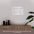 thumbnail image 4 of Estbridge Weekly Plan Writing Board Desktop Dry Erase for Acrylic Fridge Calendar Magnetic Erasable White Boards Office, 4 of 6