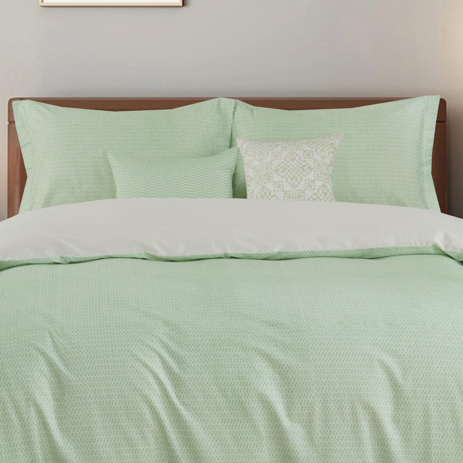 Ensemble de couette 5 pièces Johnson Home - Coton 200 fils, comprend des taies d'oreiller et des coussins décoratifs