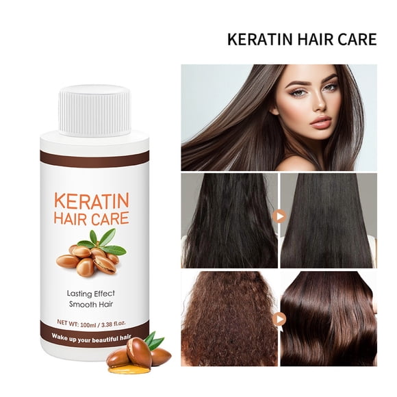 Pompotops Beauty Products Clearance,Women Beauty Gifts,Keratin Straight Hair Cream Curls Hair Perm Hair Straight Angle Protein Care Straightening Cream 100ml