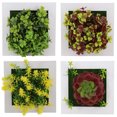 thumbnail image 3 of Artificial Flower Succulent Plant Hanging Wall Art Frame Living Room Home Decor, 3 of 8