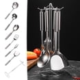 thumbnail image 1 of Rvkxad 7PCS Kitchen Spatula Set, Long Handle Cooking Utensils for Wok Turner Shovel, Kitchen Tool Set, Cooking Utensils, 1 of 7