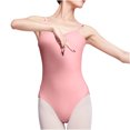thumbnail image 5 of RKSTN Jumpsuits for Women Dance Practice Suspender Backless Solid Color Jumpsuit Gymnastics Slim Fit Round Neck Summer Exercise Rompers, 5 of 5