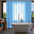 thumbnail image 3 of TIELUTT Illuminez Votre Maison avec un Rideau de Douche Uni avec Ensemble de Rideaux de Fenêtre Doublure de Rideau de Douche Robuste Jolis Rideaux de Douche pour Salle de Bain Rideau de Douche à Franges Rideau pour Dortoir Garde-Robe, 3 of 7