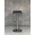 thumbnail image 3 of Bronte Living Leatherette Bar Stool with Adjustable Height, 360 Swivel Design and Pedestal Base with Footrest for Kitchen, Bar, Kitchen Island - Series Patricia - Set of 2, 3 of 8