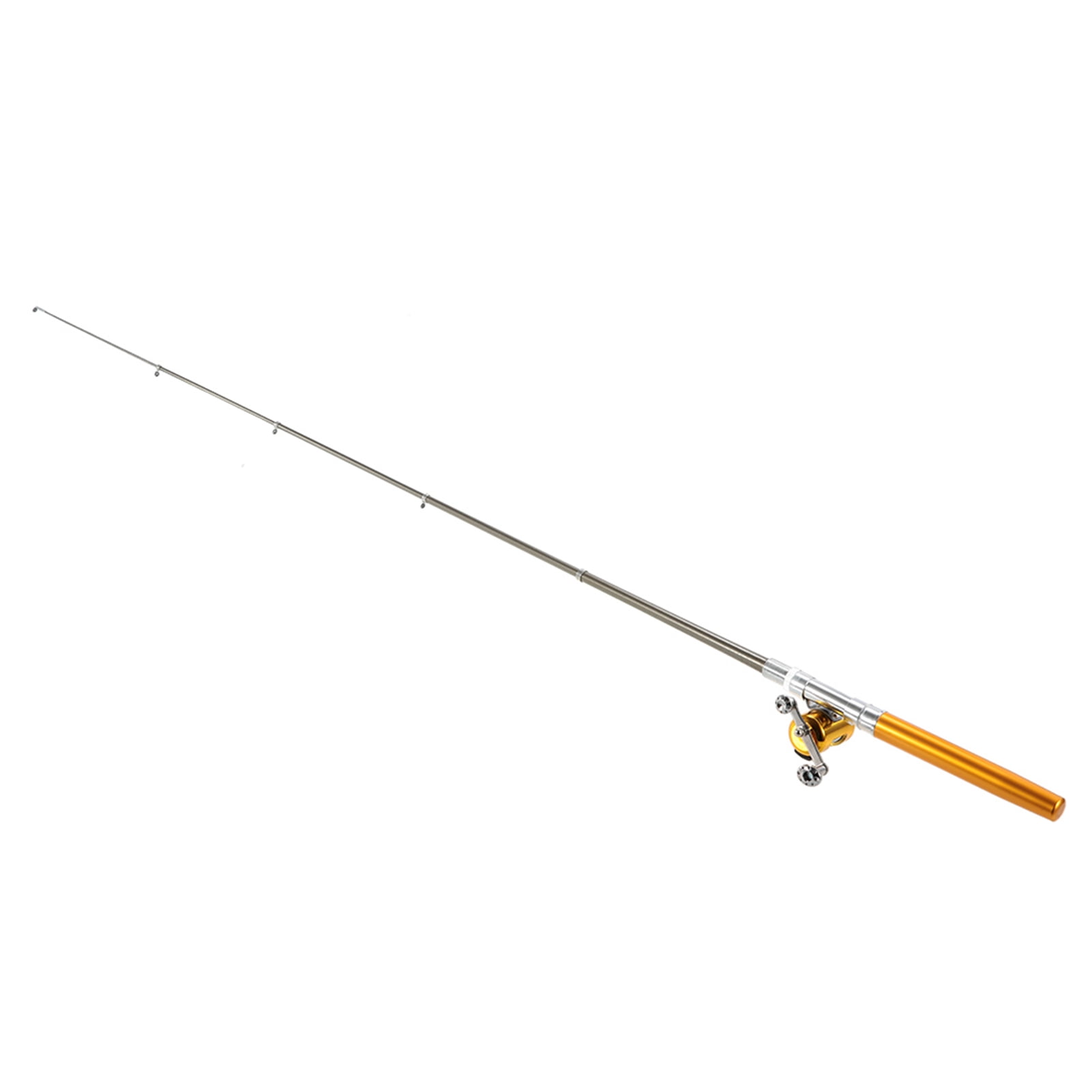 Fishing Rod and Reel Combo, Mini Portable Pocket Telescopic Pole, Surf Casting Rod, for Fishing Enthusiasts, Suitable for Boat, Dam, Ice Fishing