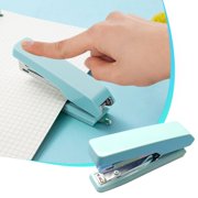 Dvkptbk Macaron Colored Stapler for Student Office Use Size 10 Nail Compact Convenient and Labor-saving Stapler