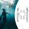 thumbnail image 1 of DYNWAVECA 2x Scuba Diving Fin Straps Diving Parts Equipment Accessories Fins Accessory S S, 1 of 10