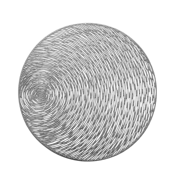Placemat 2 Dining Table Mats for Dinner Party Elegant Round Shape Cleaning Kitchen Dining & Bar