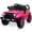 pink, variant on Bingirl 12V Kids 4 Wheeler Ride On Truck Car - Electric Vehicle with Remote Control, Spring Suspension, 3 Speeds, LED Lights, MP3