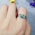 thumbnail image 4 of TopLLC Rings Women's Fashion Diamond Ring Couple Jewelry 1 Pair Rings Set Size 6 Ring ring, 4 of 6