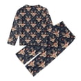 thumbnail image 3 of Ensemble de Pyjama Familial Assorti pour Hommes, Haut à Manches Longues et Pantalon, 2 Pcs, 3 of 3