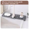 thumbnail image 3 of TIELUTT Faucet Mat for Kitchen SinkSlope Fast Dish Drying Rack Stainless Steel Stainless Steel Dish Rack Large Dish Pans for Kitchen 12x15 Countertop Dish Drying Rack with 2 Tier Dish Drying Rack with, 3 of 5