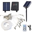thumbnail image 2 of Lampe Parasol à Pince Solaire avec Télécommande / Lampe de Patio à Énergie Solaire et Rechargeable par Usb / 8 Modes d'Éclairage et 4 Réglages de Luminosité, 2 of 9