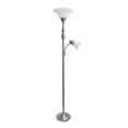 thumbnail image 1 of Elegant Designs 2 Light Mother Daughter Floor Lamp with White Marble Glass, 1 of 6