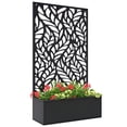 thumbnail image 1 of Outsunny Outdoor Privacy Screen with Raised Graden Bed, Metal Frame, 1 of 10