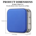 thumbnail image 2 of DVD Case, 48 Capacity Blue CD Hard Plastic Case Storage Holder Wallet, 2 of 6