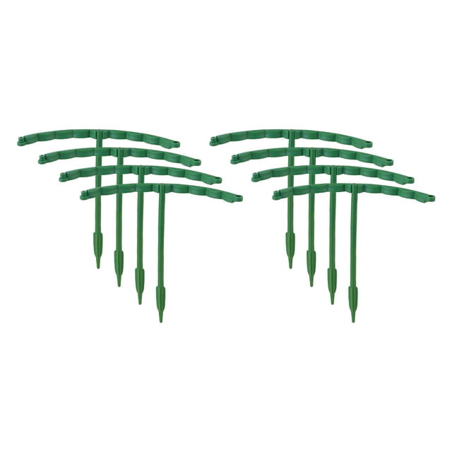 Garden Plant Support Climbing Frame Flower Trellis Tomato Cage Vegetable Rack Bonsai Tool Plant Stake Climbing Plant Support System White Coated