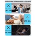 thumbnail image 5 of Cell Phone Stand for Desk 2 Pack Mobile Phone Holders Desktop Tablet Stand, Foldable Phone Dock Universal Adjustable Tablet Stand for Desk Compatible with Cell Phone Support (Black+White), 5 of 5