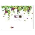 thumbnail image 1 of Autocollant Mural Raisin Adhésif Amovible Créatif Autocollant Mural Raisin Autocollant d'Art Mural, 1 of 10