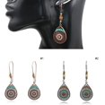 thumbnail image 3 of Boucles d'Oreilles Pendantes Boho Style National Creux Boucles d'Oreilles Créoles, 3 of 10