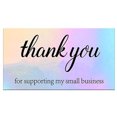 thumbnail image 1 of 50Pcs Thank You Cards Small Business, Mini A variety of styles Thank You for Supporting Cards Notes Shopping Holographic Thanks Greeting Cards for Retail Store Owner Goods Customer 2x3.5 Inch, 1 of 6