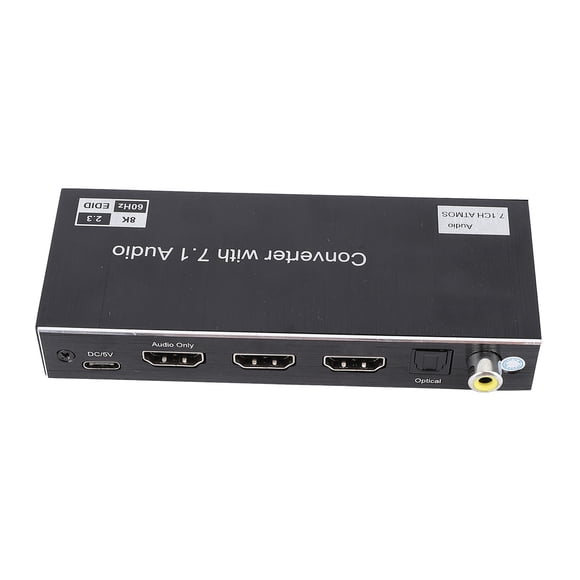 Répartiteur d'Interface Multimédia HD 8K 60Hz 1x2, Répartiteur d'Interface d'Affichage 3D HD 8K 60Hz 4K 120Hz, Répartiteur d'Interface Multimédia HD 40Gbps 1 Entrée 2 Sorties pour HDTV STB DVD Projecteur PC Machine de Jeu