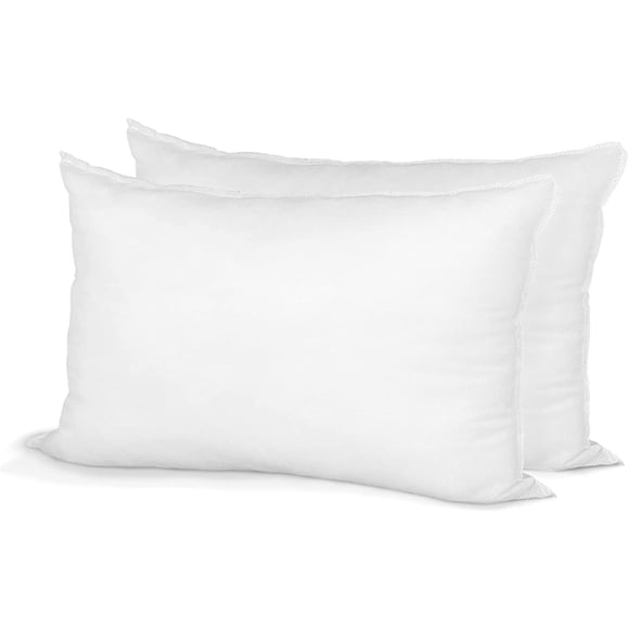 Hometex Canada Pillow Insert 20" x 30" Polyester Filled Standard Cover (2 Pack)