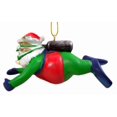 thumbnail image 4 of Cast Resin Painted Scuba Santa Claus Hanging Christmas Tree Ornament, 3 1/2 Inch, 4 of 4