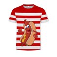 thumbnail image 1 of Tenmix Chemises Imprimées 3D pour Hommes Hauts d'Été Réguliers T-Shirt Graphique de Vacances Manches Courtes Style-I L, 1 of 2