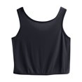 thumbnail image 4 of AherBiu Womens Summer Tank Tops Going out Tank Tops Crew Neck Lightweight Stretchy Workout Tank Tops(XL-8XL), 4 of 7