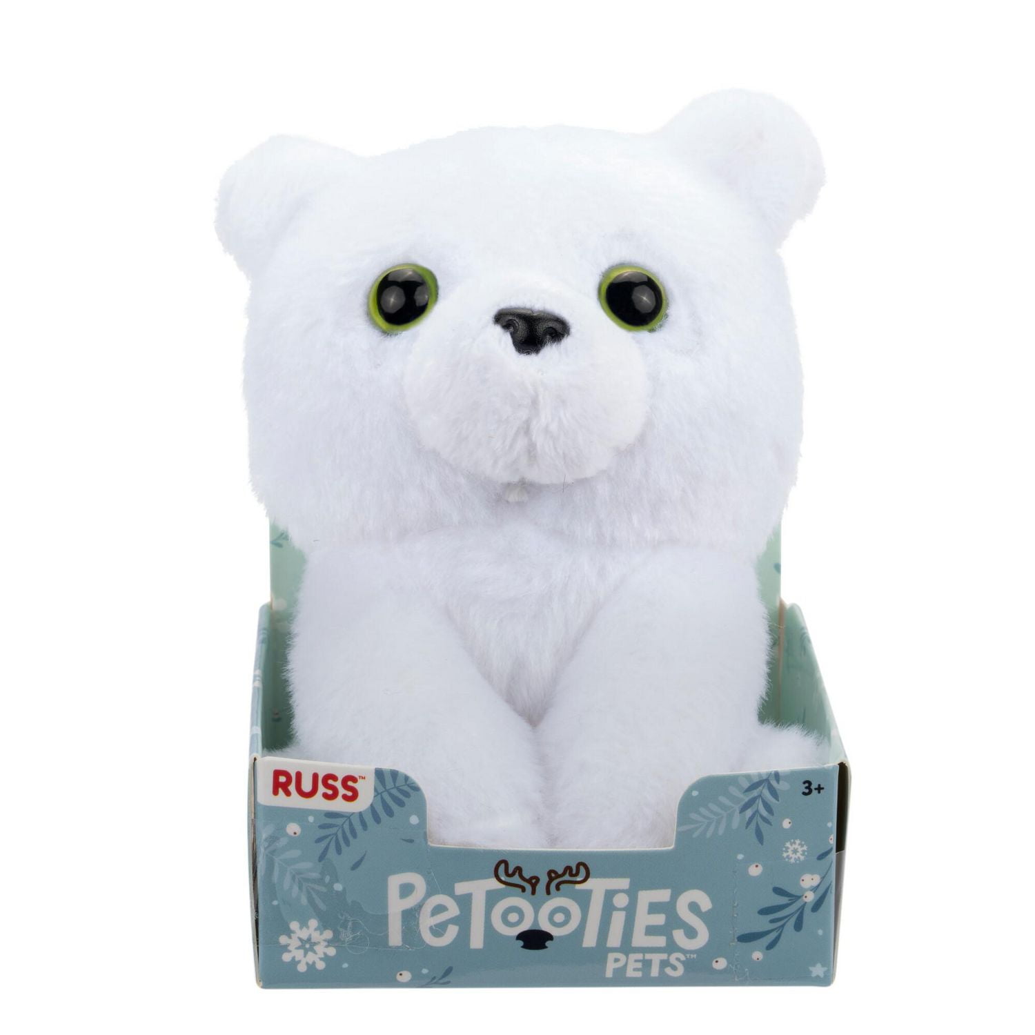 Petooties Peluche 4" - Ours blanc