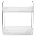 thumbnail image 3 of Bathroom Countertop Organizer 2-Tier Bathroom Counter Organizer Vanity Counter Skincare Shelf Organizer with Detachable Tray Kitchen Counter Standing Rack Bathroom Countertop Storage Orga, 3 of 11