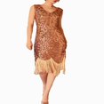 thumbnail image 1 of Robe Sans Manches Vintage à Paillettes pour Soirée Cocktail, 1 of 5