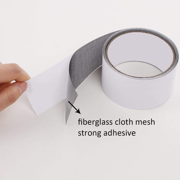 Door And Window Screen Repair Program, Fiberglass Mesh Coverage Repair Program, Strong Adhesive Window Vinyl Screen Patch, Suitable For Cov