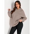thumbnail image 2 of ORUYROP Womens Oversized Hoodies Fleece Sweatshirts Long Sleeve Sweaters Pullover Fall Clothes with Pocket, 2 of 7