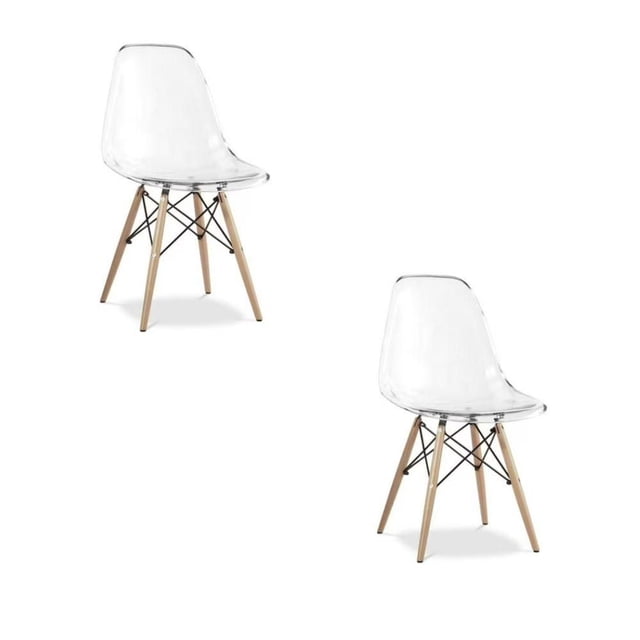 Chaise en bois transparent Heavenly Collection ENSEMBLE DE 2