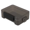 thumbnail image 1 of Black Plastic Jewelry Storage Box for Home 4.5 x 3.2 x 2.8 Inches, 1 of 8