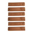 thumbnail image 3 of Napkin Rings of 6 Leather Napkin Rings Rustic Napkin Rings for Dinner Table, 3 of 12