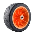 thumbnail image 1 of GLFILL Roue de Remplacement Extérieure de 8 Pouces avec Roulements pour Chariot Pliant Tout-Terrain Accessoires de Gadgets de Camping Robuste Durable Orange, 1 of 9