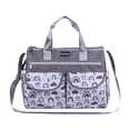 thumbnail image 1 of Lipstore Diaper Bag Tote Inner Zipper Pockets Travel Large Capacity Baby Changing Bag Gray S, 1 of 8