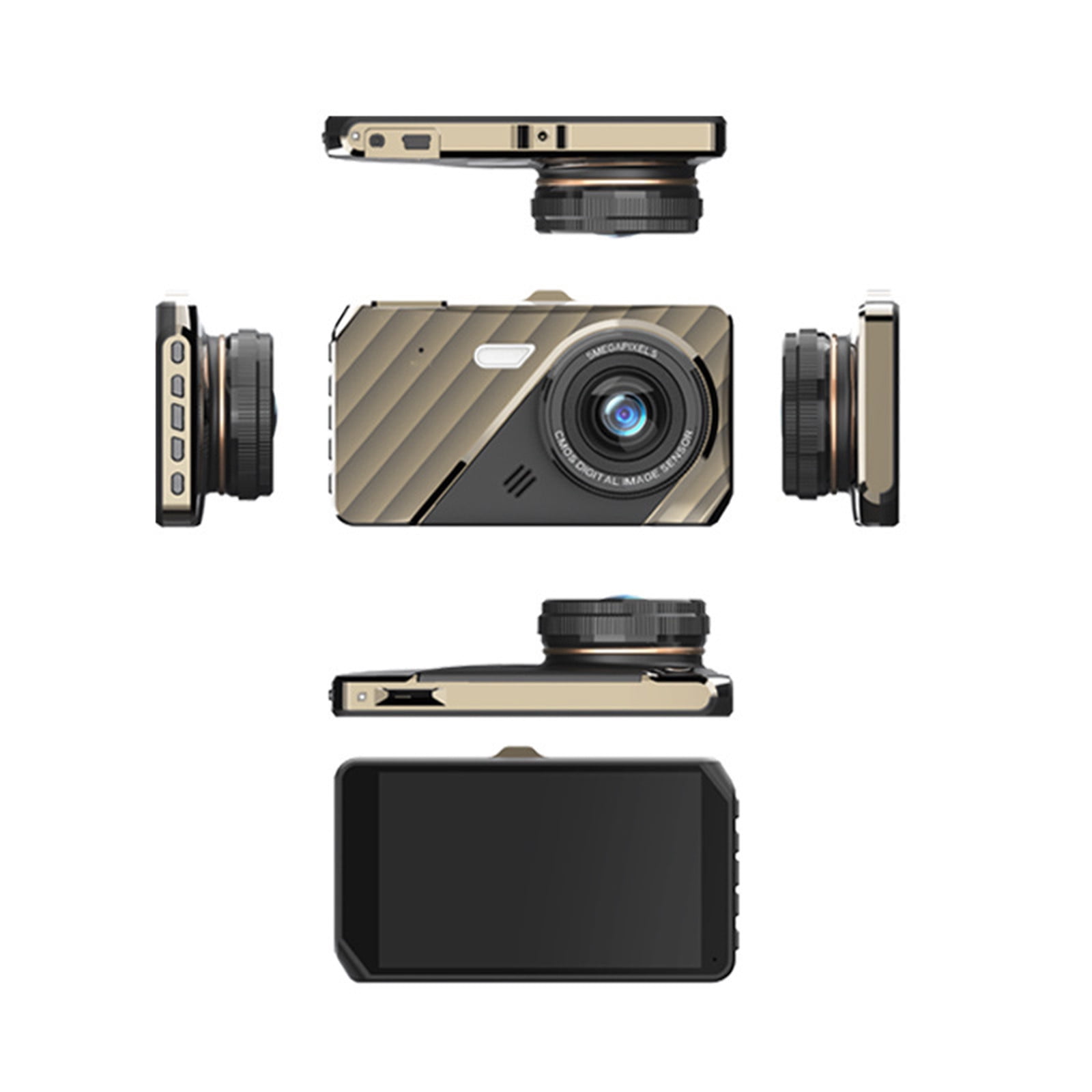 ,Dashcam Front And Rear Camera,Smart Touchcontrol 4-inch HD Screen Dash Cam Front And Rear Dual Recording 170 ° Wide-angle Reverse Image Motion Detection G Sensor 24h Parking Monitoring