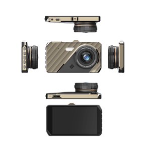 ,Dashcam Front And Rear Camera,Smart Touchcontrol 4-inch HD Screen Dash Cam Front And Rear Dual Recording 170 ° Wide-angle Reverse Image Motion Detection G Sensor 24h Parking Monitoring