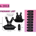 thumbnail image 4 of EastVita Adjustable Weighted Vest with Reflective Strip and Pocket, Strength Training, Black, 4 of 6