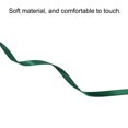thumbnail image 3 of Unique Bargains 0.28' x 100 Yards Double Face Decorate Crafts Roll Satin Ribbon Dark Green, 3 of 5