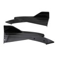 thumbnail image 3 of Rear Lip Splitter Universal Car Side Fins Body Lip Spoiler Chin Skirt Protector, Black, 3 of 7