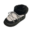 thumbnail image 1 of Bottes pour Femmes, Décontractées, à la Mode, Polyvalentes, Talon Épais, Tige Courte, Semelle Épaisse, Bout Rond, à Bride, Chaudes, Bottes pour Femmes, 1 of 9