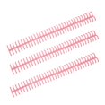 thumbnail image 4 of Plastic Binding Spine, Loose Leaf Rings Detachable 34 Holes 10PCS Wear And Aging Resistant With 12mm Inner Diameter For Home Or School Use Pink, 4 of 8
