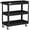 Black, variant on DURHAND 3 Tier Rolling Tool Cart, 330 LBS Capacity Utility Cart, Black