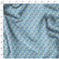 thumbnail image 4 of Soimoi Blue Poly Georgette Fabric Red Chilli & Tacos Food Print Sewing Fabric Yard 42 Inch Wide, 4 of 5